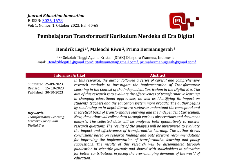 Penghargaan Article